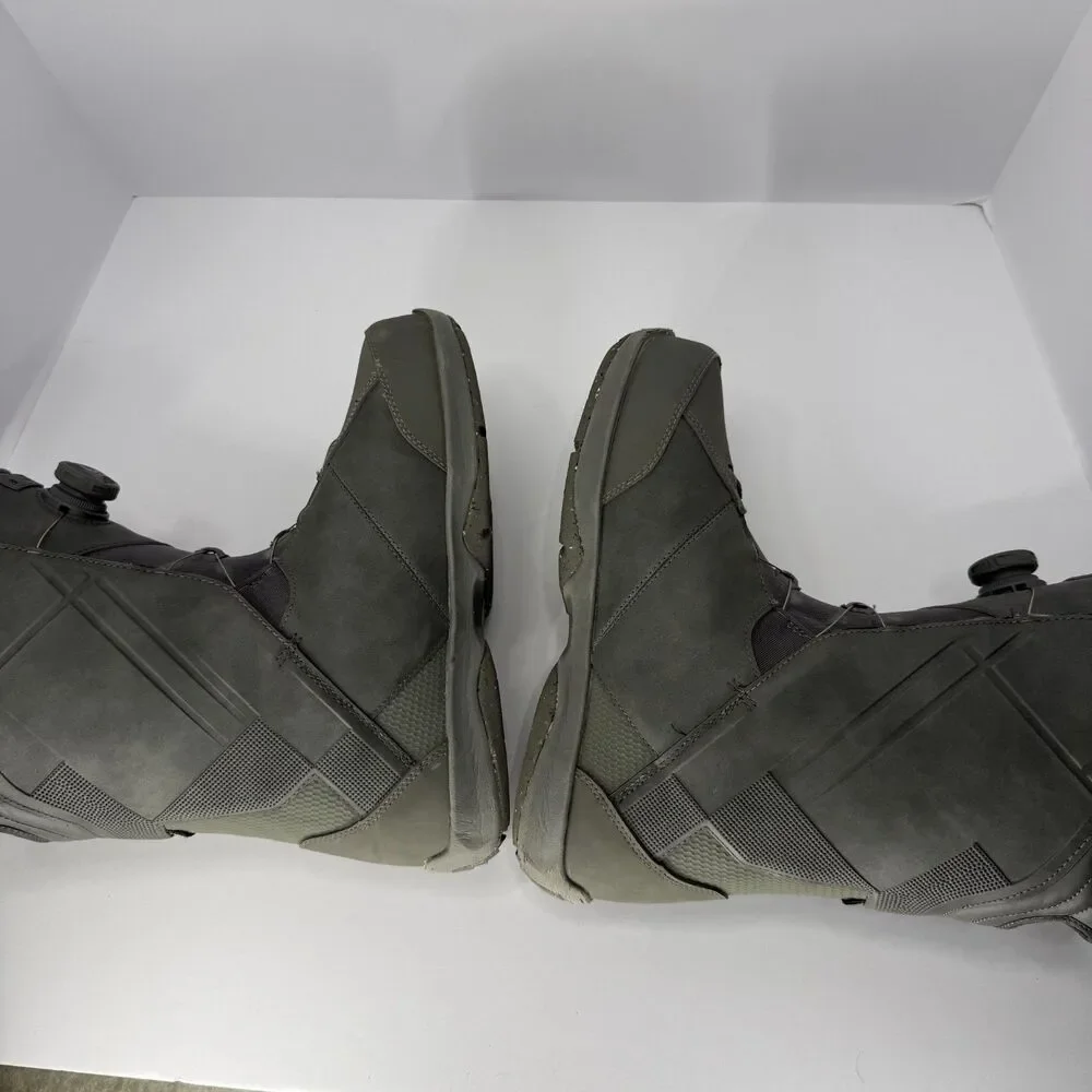 K2 Maysis Snowboard Boots Mens 11 BOA Suede Flex Feel Intuition Foam Gray Logo